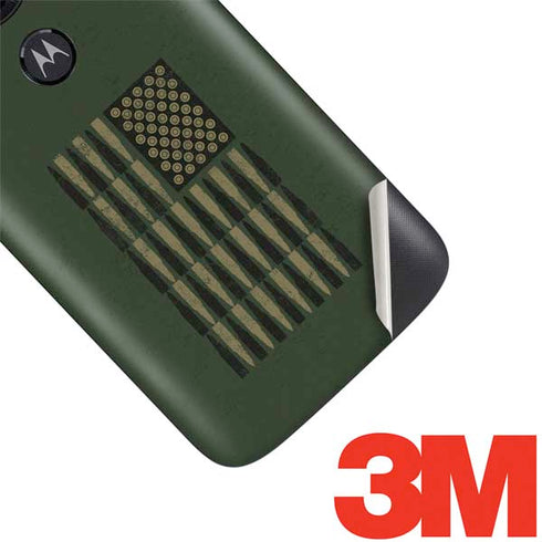 Bullet American Flag Moto E5 Play Skin